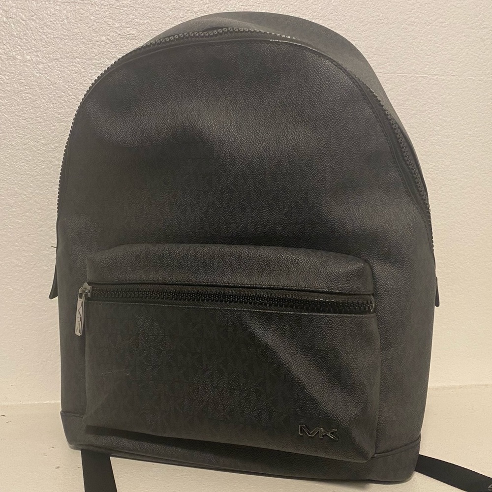 Michael Kors Black Monogram Backpack - image 1